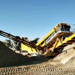Unique Use of a Mobile Crushing Plant