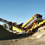 Unique Use of a Mobile Crushing Plant