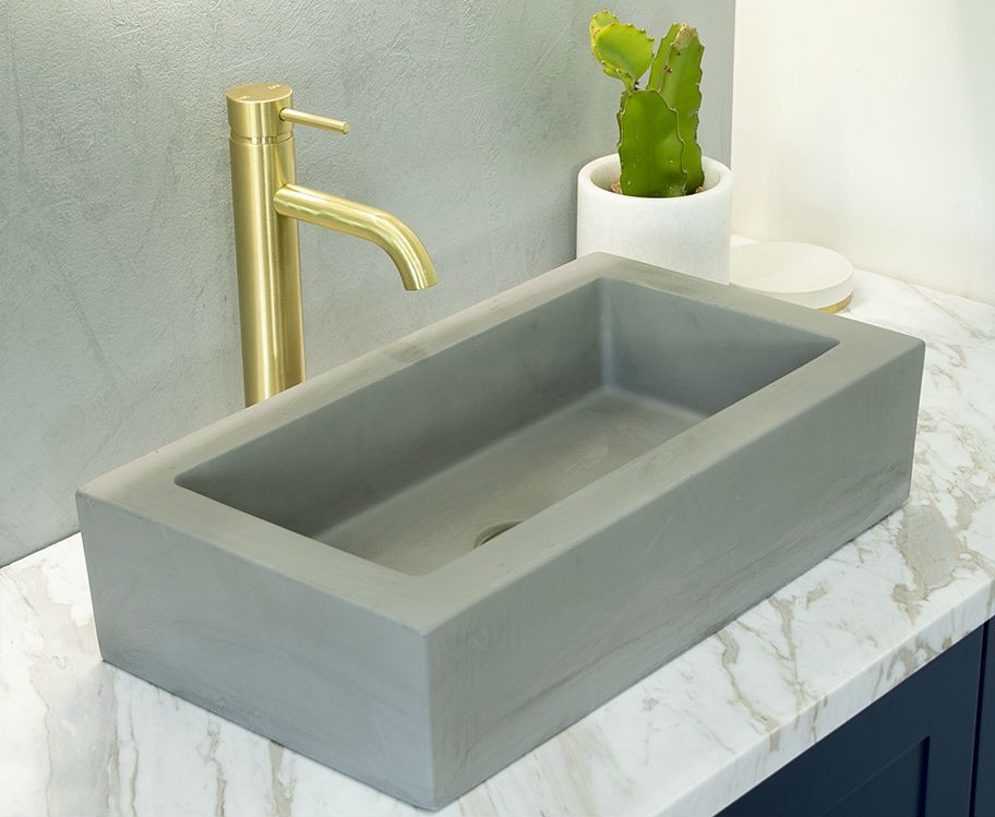 low price custom concrete bathroom sinks