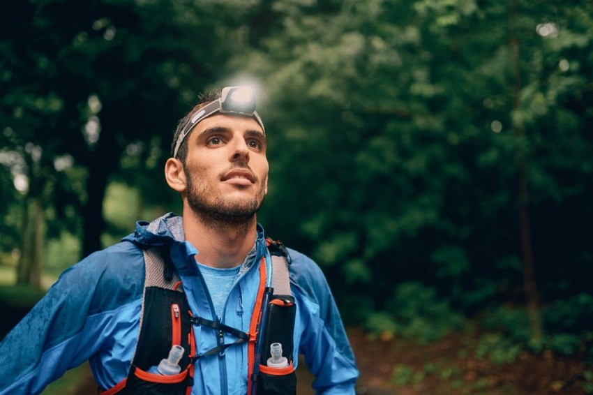 LED Headlamps in use