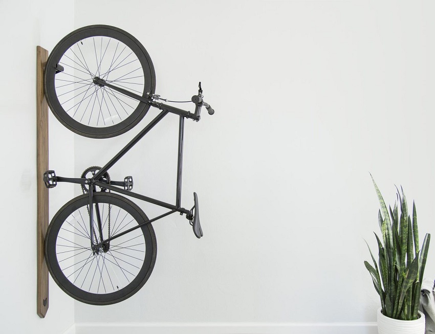 vertical bike rack