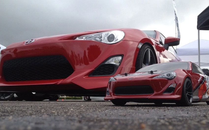 original vs rc car scaling