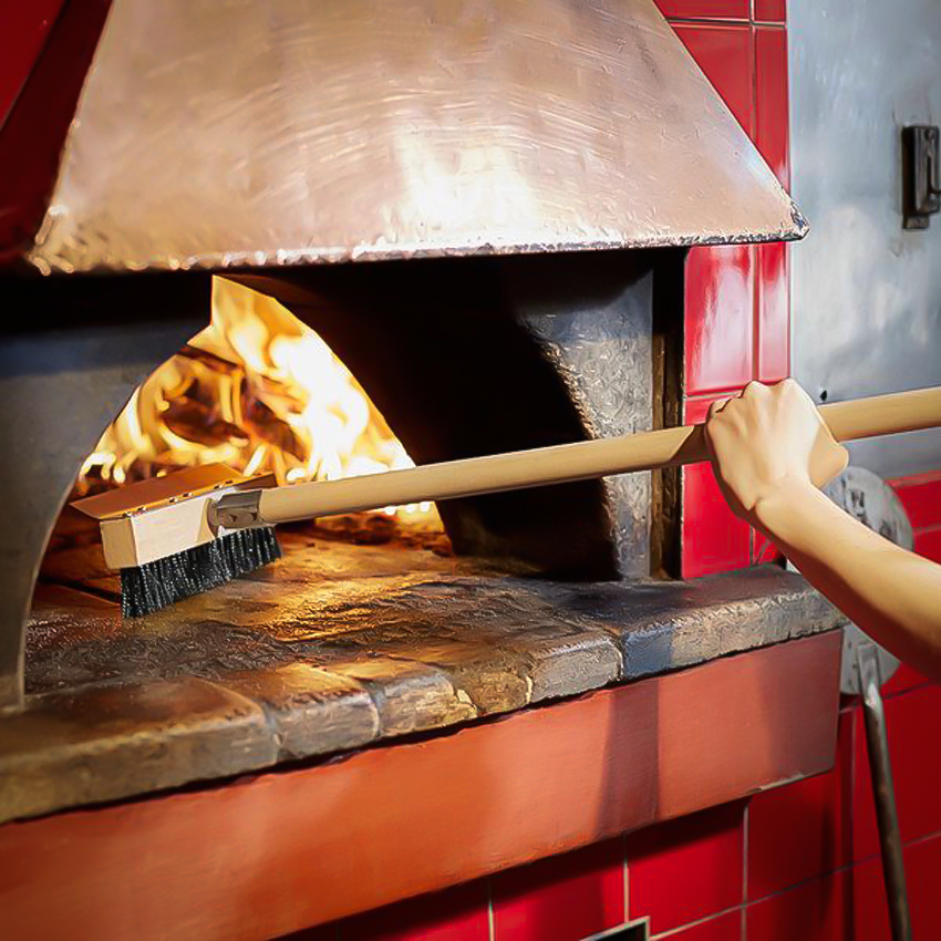 pizza oven brush long handle