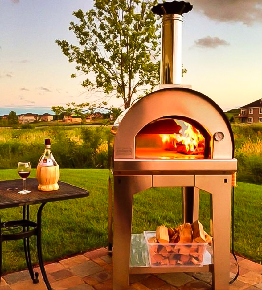 wood fired pizza oven