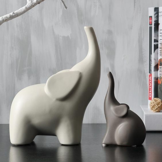 decorative sculptures elephants