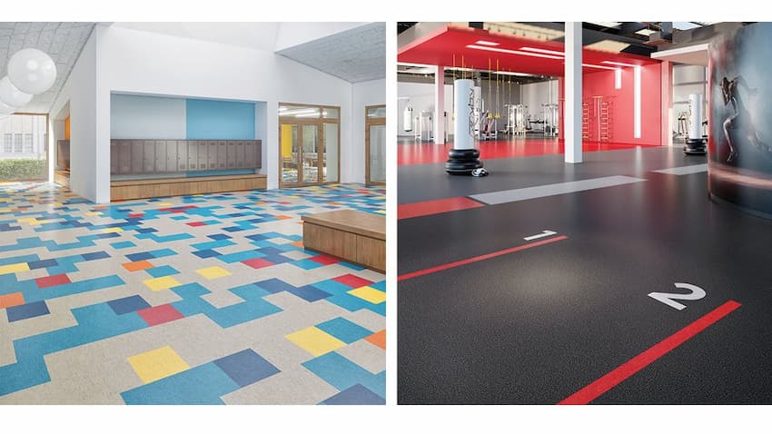 Modern designs offer practical flooring options in various colours and designs that can fit in any school and childcare interior. Many studies have shown that the environment has a big impact on the learning process, so if students and teachers feel inspired by their surroundings, it can result in a positive outcome at the end of the day