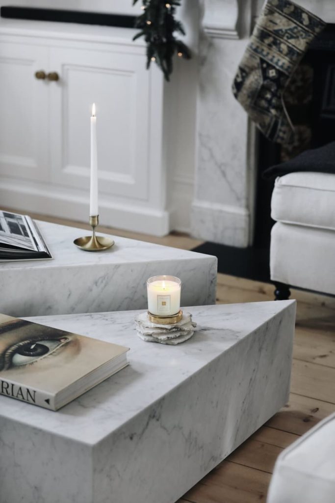 marble coffee table