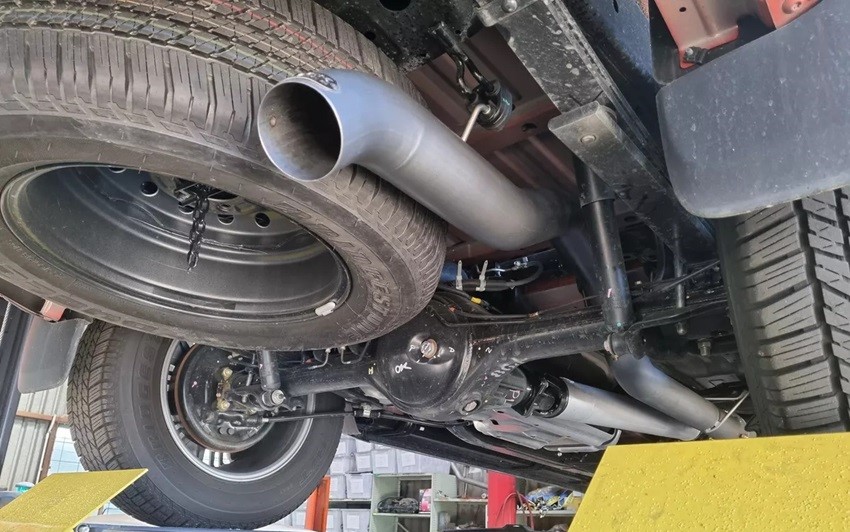 Isuzu DMax aftermarket exhaust